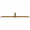 Ekena Millwork Eugene Rough Sawn Timber Gable Bracket, Western Red Cedar, 108"W x 22"H x 2"D x 4"F, 5/12 Pitch GBW108X22X0204EUG00RWR - alternate 3